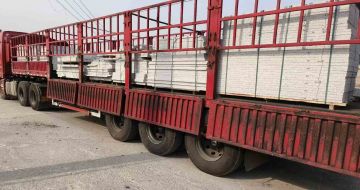 海东 白麻荔枝面外墙干挂，工厂装车日常