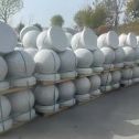 海东 白麻花岗岩石材圆球，石球，挡车球，隔离球，景观石球，风水球等