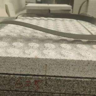 海东 芝麻白花岗岩6.0公分荔枝面五轴加工雕刻盲点