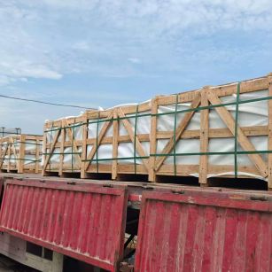 海东 芝麻白花岗岩地铺石出口专车-泰国游