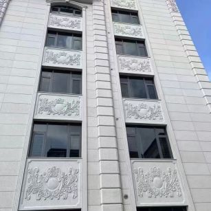 海东 白麻荔枝面花岗岩别墅外墙干挂
