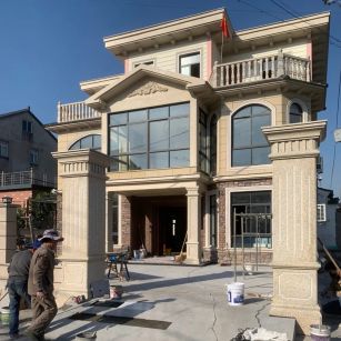 海东 黄金麻花岗岩荔枝面别墅外墙干挂私家专属