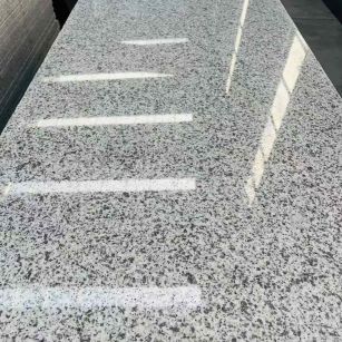 海东 白麻花岗岩光面毛板