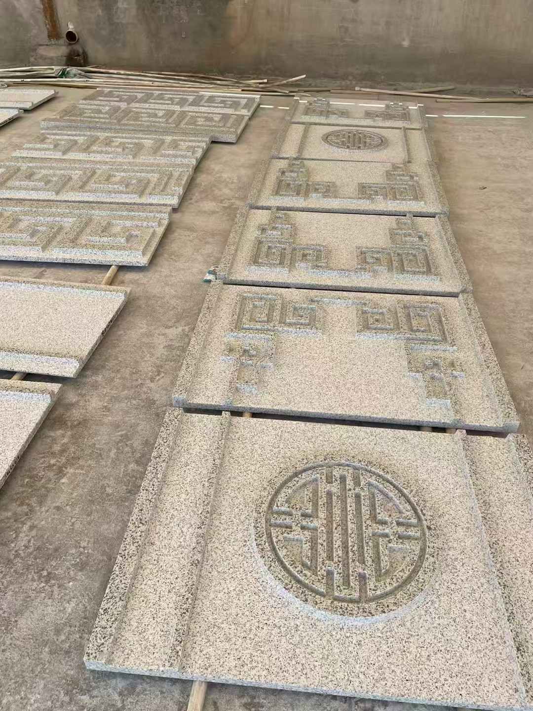 海东 白麻花岗岩外墙立面雕刻板