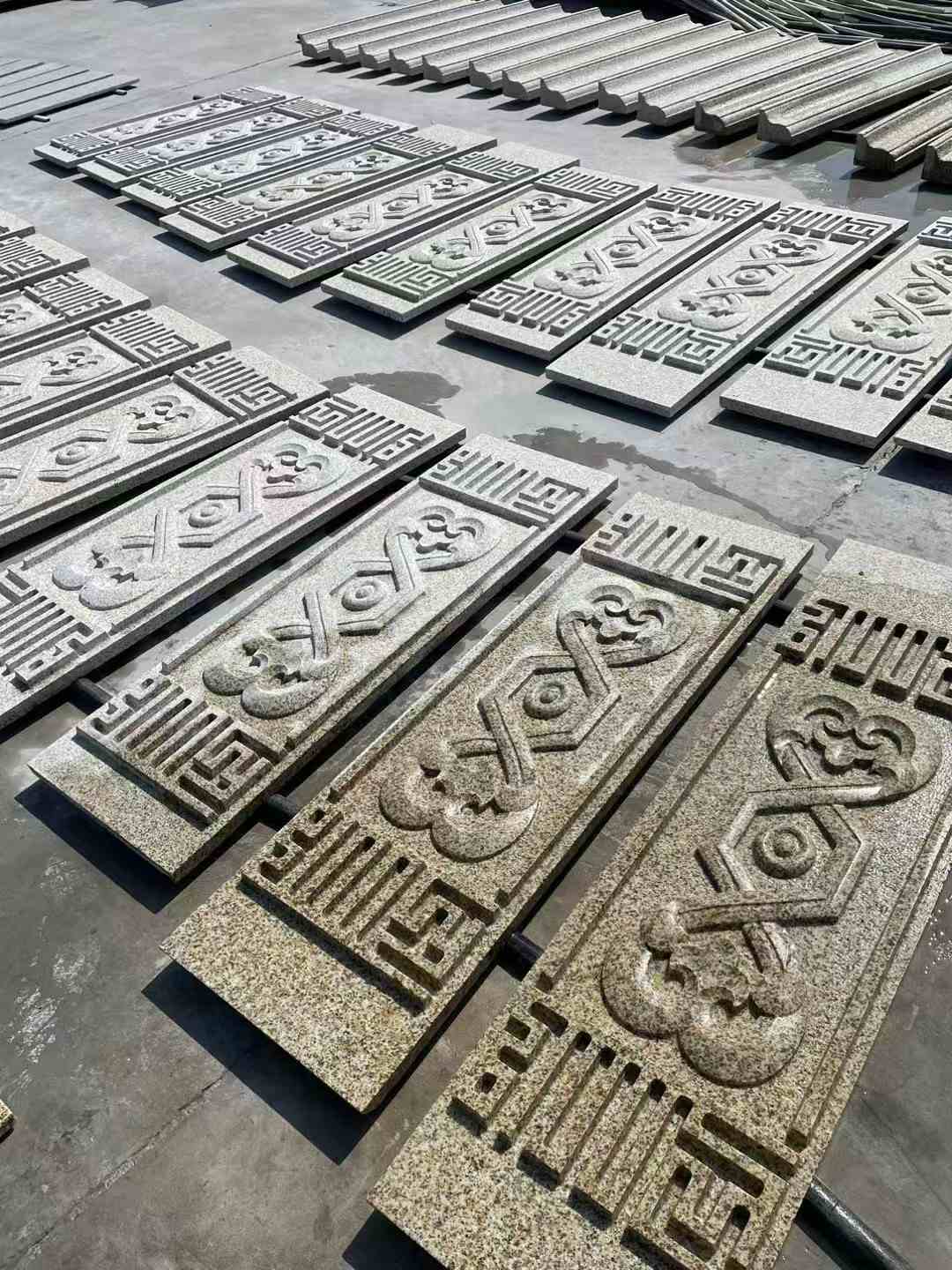 海东 黄金麻花岗岩外墙雕刻板