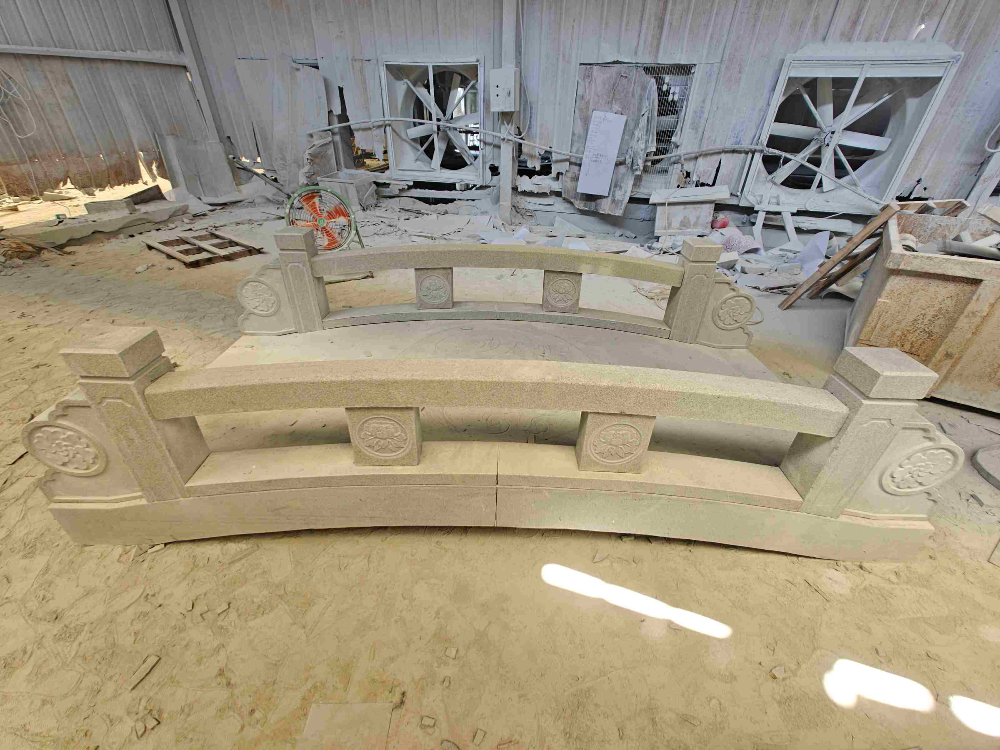 海东 芝麻灰花岗岩异形加工-拱桥，石桥