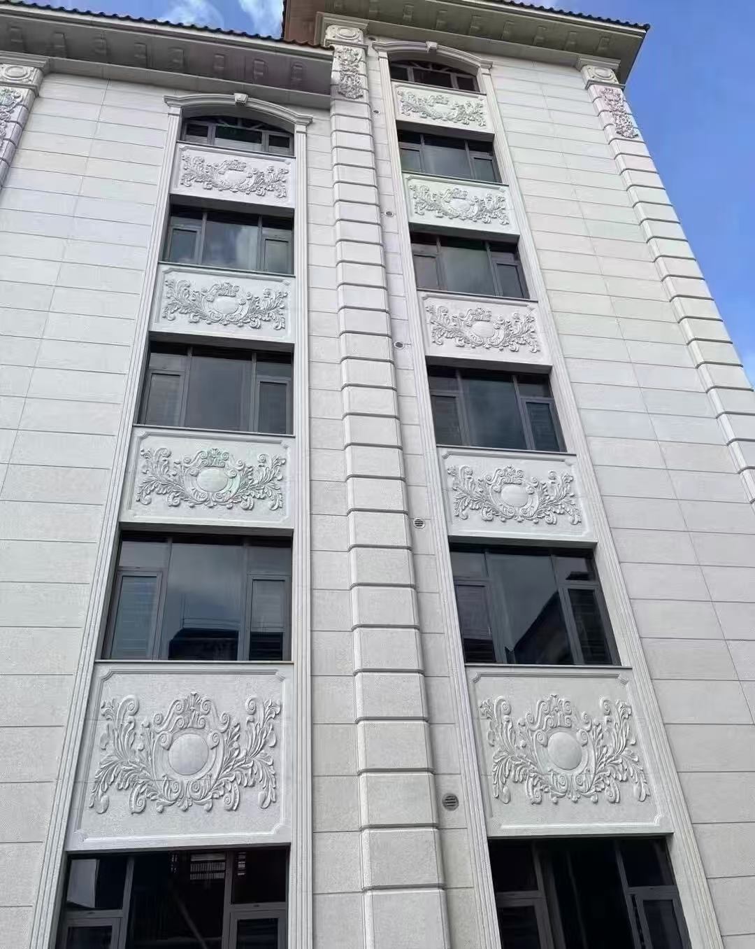 海东 白麻荔枝面花岗岩别墅外墙干挂