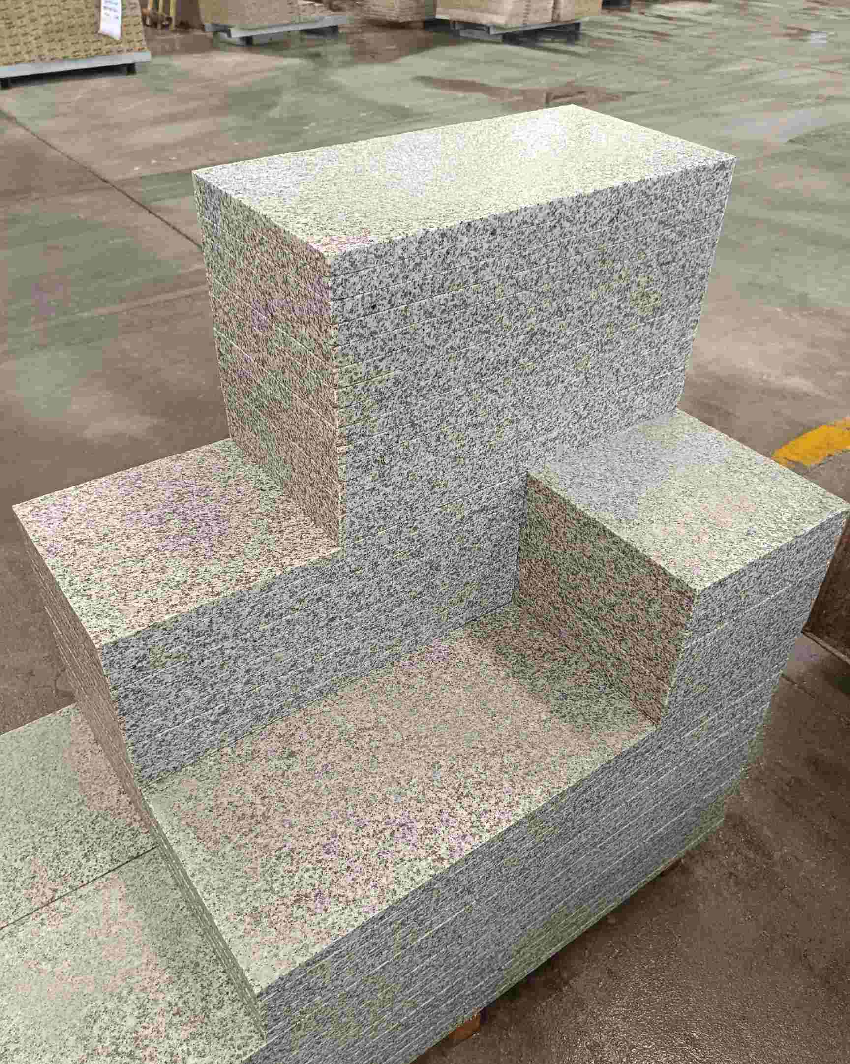 海东 白麻花岗岩荔枝面地铺石