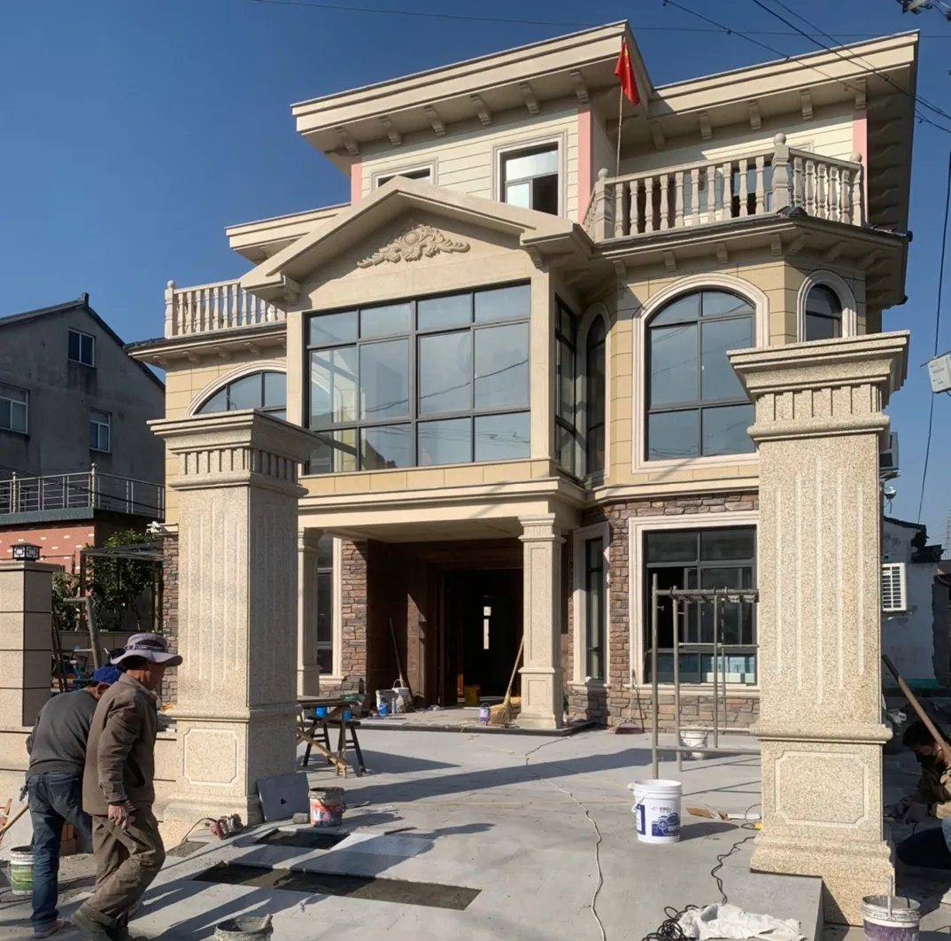 海东 黄金麻花岗岩荔枝面别墅外墙干挂私家专属