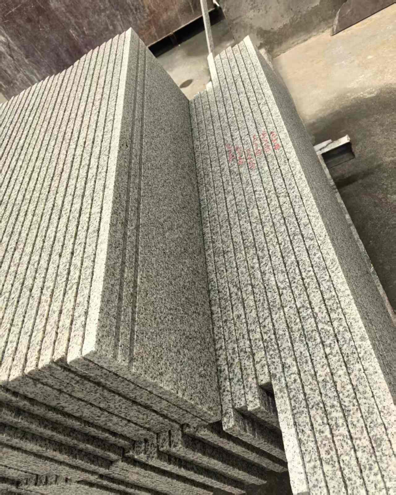 海东 白麻荔枝面花岗岩楼梯踏步